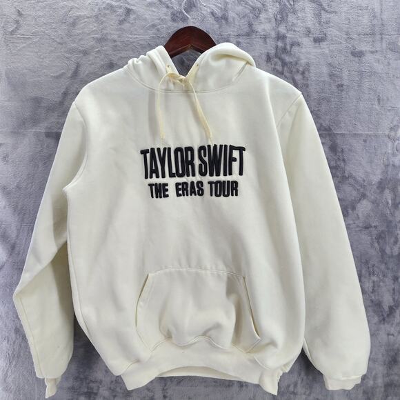 Taylor Swift The Eras Tour Hoodie Women's cream/ivory no Size approx. Medium - Picture 1 of 7